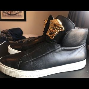 Versace High Top Medusa Sneakers